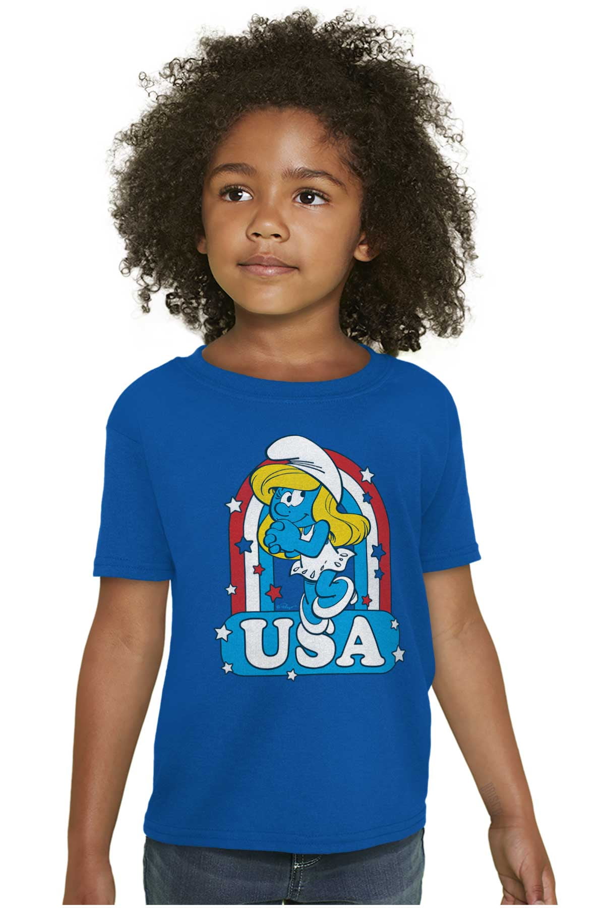 Les Schtroumpfs T-Shirt Ufficiale Per Bambini E Ragazzi - Maglietta Bianca Con Stampa Puffi, Taglia 12 Anni - 2