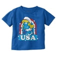 thumbnail image 1 of Smurfette Cartoon American Cutie USA Youth T Shirt Tee Girls Infant Toddler Brisco Brands 4T, 1 of 5