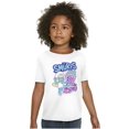 thumbnail image 1 of Smurfette Cartoon Flaming Racecar Girls Kids T Shirt Tees Teen Brisco Brands S, 1 of 5