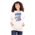 thumbnail image 1 of Smurfette Cartoon Flaming Racecar Hoodie Sweatshirt Women Brisco Brands S, 1 of 4