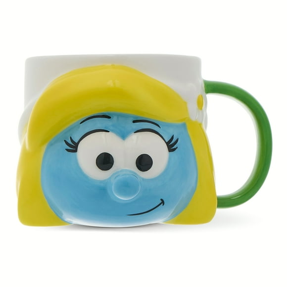 The Smurfs Smurfette Ceramic Sculpted Mug, 14.2 fl oz
