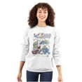 thumbnail image 1 of Smurfette Cute Romantic Smurfs Manga Women Crewneck Sweatshirt Brisco Brands M, 1 of 6
