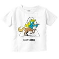 thumbnail image 1 of Smurfette Sagittarius Zodiac Sign Toddler Boy Girl T Shirt Infant Toddler Brisco Brands 6M, 1 of 5