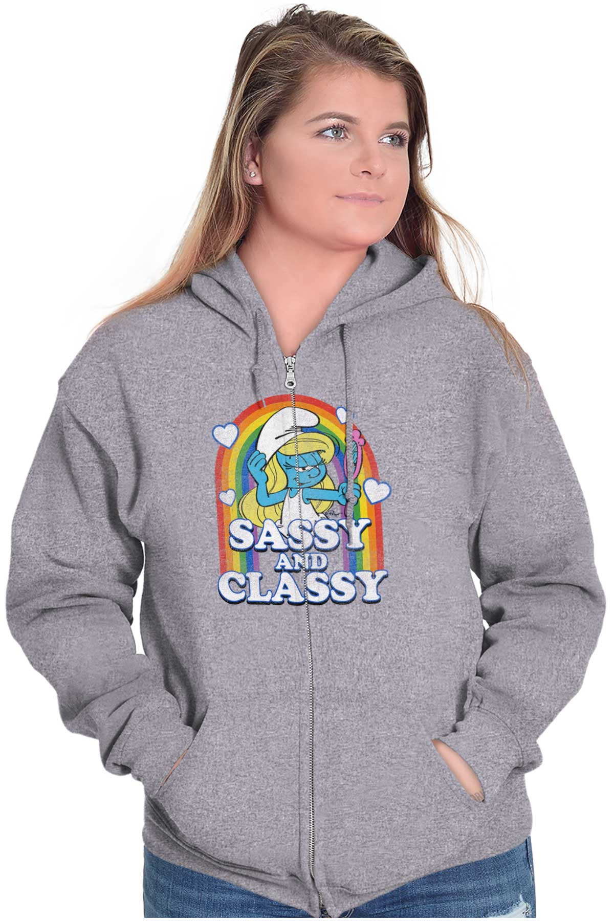 Smurfette Pink Hoodie main image 1