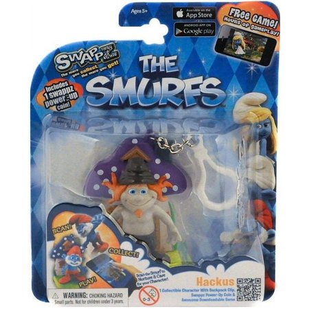 Smurfs 1pk W/pwrup Coin Hackus Smurf