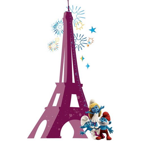 Smurfs 2 Growth Chart Peel And Stick Wal