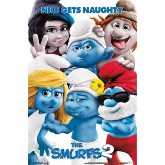 Smurfs 2 - nice gets naughty Poster Print (22 x 34)