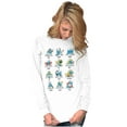 thumbnail image 1 of Smurfs Astrology Cartoon Zodiac Signs Long Sleeve TShirt Men Women Brisco Brands M, 1 of 6