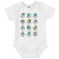 thumbnail image 1 of Smurfs Astrology Cartoon Zodiac Signs Romper Boys or Girls Infant Baby Brisco Brands 18M, 1 of 7