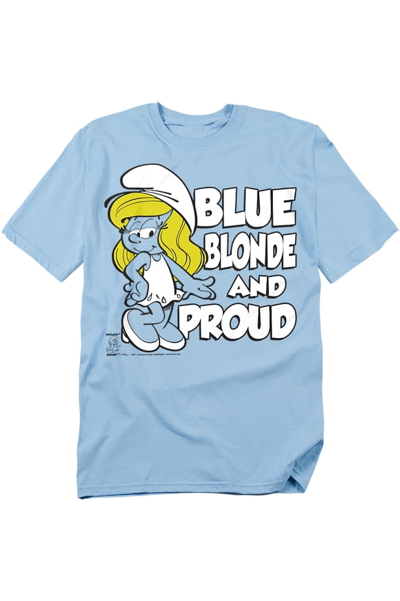 T-Shirt Blue, Blonde And Proud Unisex Graphic Tee For Men & Women