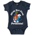 thumbnail image 1 of Smurfs Cartoon Christmas Presents Romper Boys or Girls Infant Baby Brisco Brands 12M, 1 of 7