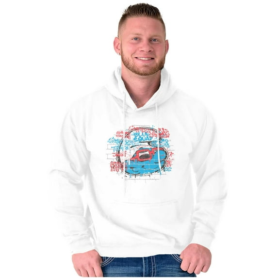 Smurfs Cartoon Hipster Sunglasses Hoodie Sweatshirt Women Men Brisco Brands X