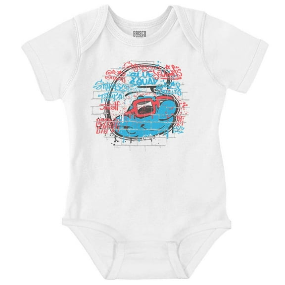 Smurfs Cartoon Hipster Sunglasses Romper Boys or Girls Infant Baby Brisco Brands 24M