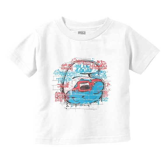 Smurfs Cartoon Hipster Sunglasses Toddler Boy Girl T Shirt Infant Toddler Brisco Brands 18M
