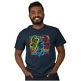 thumbnail image 1 of Smurfs Characters Retro 90s Graffiti Men's Graphic T Shirt Tees Brisco Brands S, 1 of 4