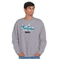 thumbnail image 1 of Smurfs Characters Retro Squad Goals Sweatshirt for Men or Women Brisco Brands S, 1 of 6