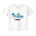 thumbnail image 1 of Smurfs Characters Retro Squad Goals Toddler Boy Girl T Shirt Infant Toddler Brisco Brands 18M, 1 of 6