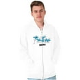 thumbnail image 1 of Smurfs Characters Retro Squad Goals Zip Up Hoodie Men's Women's Brisco Brands X, 1 of 6