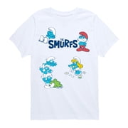 Smurfs - Classic Faux Hit - Youth Boys Short Sleeve Graphic T-Shirt