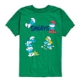 thumbnail image 1 of Smurfs - Classic  Faux Hit  - Youth Boys Short Sleeve Graphic T-Shirt, 1 of 4