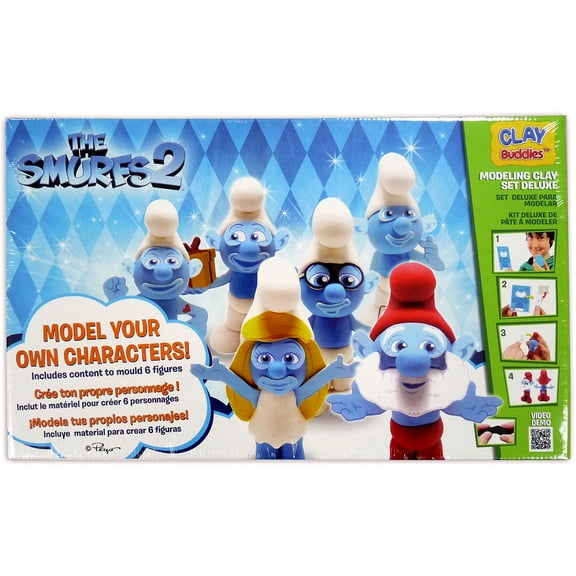 Smurfs Clay Buddies Super Pack