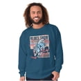 thumbnail image 1 of Smurfs Concert Poster 80s Cartoon Sweatshirt for Men or Women Brisco Brands S, 1 of 6