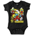 thumbnail image 1 of Smurfs Cute Kung Fu Smurfette Otaku Bodysuit Jumper Girls Infant Baby Brisco Brands 12M, 1 of 6