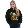 thumbnail image 1 of Smurfs Cute Kung Fu Smurfette Otaku Hoodie Sweatshirt Women Brisco Brands S, 1 of 6