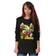 thumbnail image 1 of Smurfs Cute Kung Fu Smurfette Otaku Women's Long Sleeve T Shirt Brisco Brands M, 1 of 6