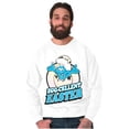 thumbnail image 1 of Smurfs Egg-Cellent Easter Egg Hunt Sweatshirt for Men or Women Brisco Brands S, 1 of 6