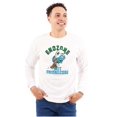 thumbnail image 1 of Smurfs Endzone not Friendzone Funny Men Big & Tall Long Sleeve Tee Brisco Brands 2X, 1 of 5