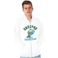 thumbnail image 1 of Smurfs Endzone not Friendzone Funny Men Big & Tall Zip Hoodie Brisco Brands 2X, 1 of 5