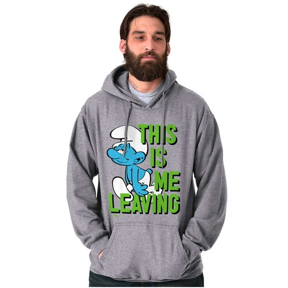 Smurfs Funny Attitude Don't Care Hoodie Sweatshirt Women Men Brisco Brands S