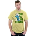 thumbnail image 1 of Smurfs Funny Attitude Don't Care Plus Size Crewneck Graphic Tee Shirt Brisco Brands 4X, 1 of 3