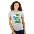 thumbnail image 1 of Smurfs Funny Attitude Don't Care Women's T Shirt Ladies Tee Brisco Brands S, 1 of 2