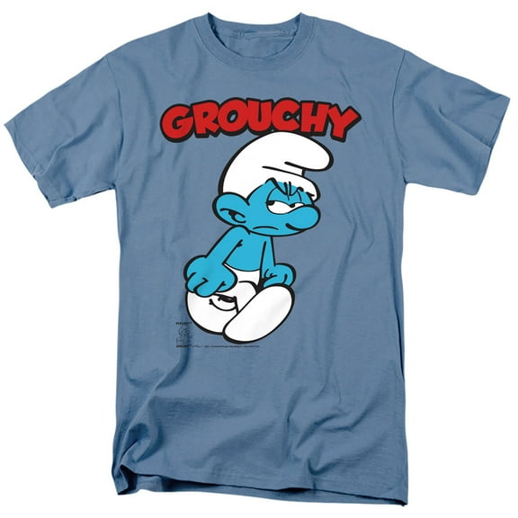 Smurfs Grouchy Unisex Adult T Shirt
