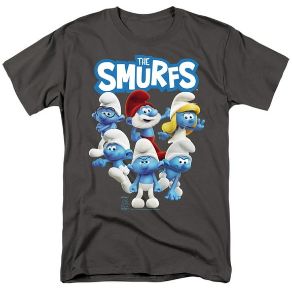 Smurfs Group Shot Unisex Adult T Shirt