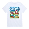 thumbnail image 1 of Smurfs - Group Village - Youth Boys Short Sleeve Graphic T-Shirt, 1 of 4