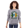 thumbnail image 1 of Smurfs Hate Being Pinched St Paddy Sweatshirt for Men or Women Brisco Brands S, 1 of 6