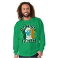 thumbnail image 1 of Smurfs Hate Being Pinched St Paddy Unisex Plus Size Sweatshirt Brisco Brands 2X, 1 of 5