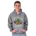 thumbnail image 1 of Smurfs Holiday Christmas Cheer Hoodie Sweatshirt Women Men Brisco Brands S, 1 of 6
