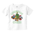 thumbnail image 1 of Smurfs Holiday Christmas Cheer Toddler Boy Girl T Shirt Infant Toddler Brisco Brands 2T, 1 of 6