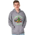 thumbnail image 1 of Smurfs Holiday Christmas Cheer Zip Up Hoodie Men's Women's Brisco Brands S, 1 of 6