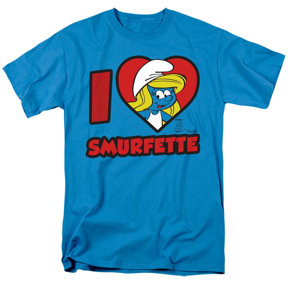 Smurfs I Love Smurfette Unisex Adult T Shirt - Walmart.com