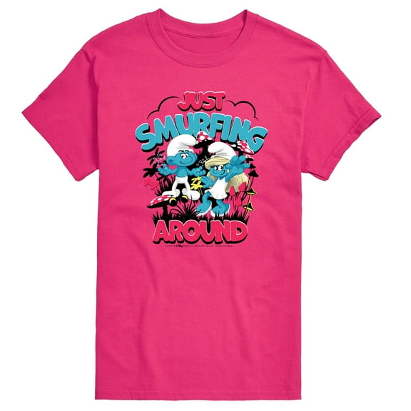 Smurfs - Just Smurfing Around - Men's Short Sleeve Graphic T-Shirt