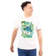 thumbnail image 1 of Smurfs Kanji Don't Kill My Vibe Unisex Plus Size Graphic Tee Brisco Brands 2X, 1 of 4