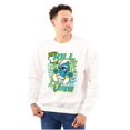 thumbnail image 1 of Smurfs Kanji Don't Kill My Vibe Unisex Plus Size Sweatshirt Brisco Brands 2X, 1 of 5