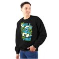 thumbnail image 1 of Smurfs Kanji Don't Kill My Vibe Unisex Plus Size Sweatshirt Brisco Brands 4X, 1 of 5