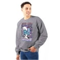 thumbnail image 1 of Smurfs Kanji Never Quit Keep Hustlin Unisex Plus Size Sweatshirt Brisco Brands 2X, 1 of 5