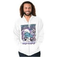 thumbnail image 1 of Smurfs Kanji Never Quit Keep Hustlin Unisex Plus Size Zip Hoodie Brisco Brands 4X, 1 of 5
